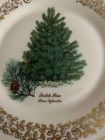 Lenox Christmas Tree Commemorative Porcelain Plates Set Of 3   1976 1977   1979