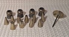 Vintage Ateco 10 Metal Icing Pastry Decorating Tips W  4 Couplers   Flower Nail