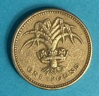 1985 England Uk   Queen Elizabeth Ii   One 1 Pound Vintage Coin   Great Britain