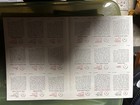 Topps 1975 Sspc Uncut Sheet Mlb Baseball Cards Bob Horner  Doyle  Astros  Braves