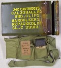 Mid To Late Wwii New Replica Bandoleer Lot Cards For Cal  30 M2 Ball And A p 