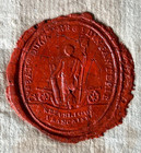 Rrr And Sup   Revolution - 1793   Certificate Bravery   Republican   Sup Seal