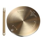 Heat Diffuser Plate  Grouarty Stainless Steel Cooking Induction 9 45 Inch Gold