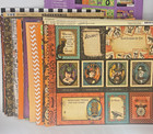 Graphic 45 Plus Halloween Theme Scrapbook Paper Pad 12 X 12 Lot 100  Papers