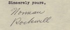 Norman Rockwell - Typed Letter Signed 06 22 1965