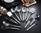 Berglander 13 Piece Stainless Steel Cooking Utensil  kitchen Tool Set With Stand