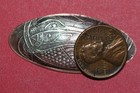 Stylized Bird irish  Love Token  Good Luck elongated Penny By Astoria Artist i 