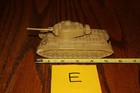 Vintage Marx Battleground Desert Fox Desert Tan American Army  41 Tank E - Mpc