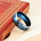 Ebay Wedding Rings For Men Or Women  Blue 8mm Tungsten Band Laser Celtic Knot
