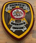 Police Fairfax Sheriff 3d Routed Wood Patch Plaque Sign Custom