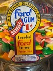 Early Mini 1 Cent Glass Globe Ford Gum Chiclet Machine Ford Gumball Machine Co 