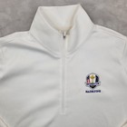 Nike Pullover Mens Xl White Golf Club Therma Fit Ryder Cup Hazeltine Long Sleeve