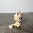 Authentic Hasbro Littlest Pet Shop Lps Persian Cat  521 Diamond Blue Eyes