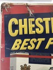 Vintage Original Chesterfield Cigarette Tin Sign   