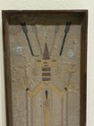 Antique Southwest Indian Sand Painting 1920s-1930s 25   x9   
