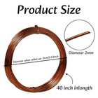 Craft Wire  33 Feet Bendable For Jewelry Making  Sculpting  Floral  Wreath  Craf