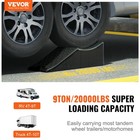 Vevor 1piece Vehicle Ramp 20000 Lbs 9 Ton Capacity Car Service Ramp  Black