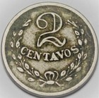 Colombia 2 Centavos  1921 Lazareto Leprosy Colony Leprosarium rare 350k Minted