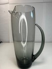 Vintage Morgantown Martini Glass Pitcher In Smoke Mid Century Modern