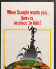 Scorpio  1973  - Original Insert Movie Poster -thriller - Burt Lancaster