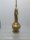 Vintage Engraved Brass Middle Eastern Dallah Coffee Pot Tea Pot Ewer  b1 