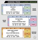 Custom Printed Souvenir Ticket Stub For Youth Sports Pro Sports Concerts Plays