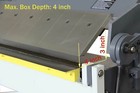 Box And Pan Brake  50 In Sheet Metal Brake  16ga Bending Brake  4in Depth Bp1650
