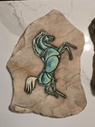 Hagen Renaker Midcentury Mosaic Green Horse Wall Art