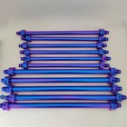 Titanium M15   235 330 300 Motorcycle Axis Axle Center Shaft Roller W  Nuts