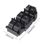 Power Window Master Switch Dual Auto For 2008-2012 Honda Accord Ex Exl 2 4l 3 5l