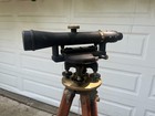 Vintage Berger Transit Surveyor Model 150 Instrument Boston Mass Usa   Tripod