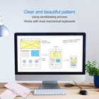 Estink Keyboard Stickers  Lightweight Keyboard Cover Stickers Pvc Decorative Uni