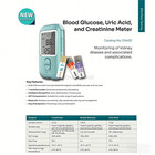 5in1 Multifunctional Blood Creatinine Meter Creatinine Uric Acid Blood Glucose