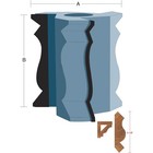 Dc2208 3  Crown Moulding 3-1 2  Dia  1  Bore