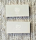 2 Flags Of The United Nations Sterling Silver Mini Ingots 1976 Cuba And Ecuador