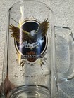 Harley-davidson Motor Cycles  an American Legend  Glass Beer Mug Heavy Bottom