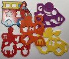 Vintage 1980 s Ronald Mcdonald Stencils Scissors Combs Utensils Hat Flyers   