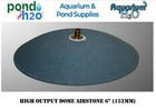 6   15cm Dome Sintered Airstone  For Use In Water Garden Pond Aquarium Aeration