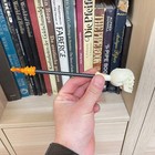 S yanik Meerschaum Pipe Skull Smoking Pipe  Handcarved Churchwarden Tobacco Pipe