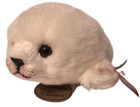 Russ Berrie Yomiko Classics Harp Seal Pup Plush 11  White Stuffed Animal 