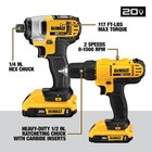 Dewalt 20v Max Power Tool Combo Kit  10 Tool Cordless Power Tool Set  2 Batte   