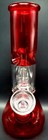 8  Red Tobacco Hookah Water Pipe Bong Glass    Free Screens 