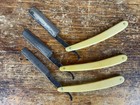 Antique Wester Bros Anchor Brand Straight Razor Manganese Steel Germany Lot Of 3