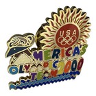 Vintage Usa America s Olympic Team 2000 Sydney Summer Olympics Enamel Lapel Pin 