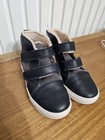  new Toddler Size 1 Ugg Rennon Ii Boots-leather Navy Blue Hightop Shoes