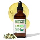 100  Pure Organic Moringa Oil - Cold Pressed Extra Virgin  Food Grade  1 Fl Oz