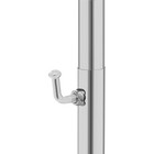 Adult Female Dress Form White Linen Mannequin With Black Base Adjustable Height