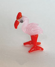 Ganz World Miniature Mini Glass Flamingo Collectible Bird Figurine 1 1 4 h