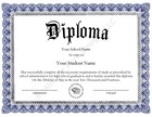 Custom Homeschool Diploma Certificate  Physical Diploma With Linen Style Cover
