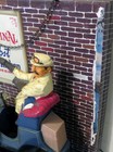 Vintage 1965 Pabst Blue Ribbon Beer Lighted Display Sign     Man In Car